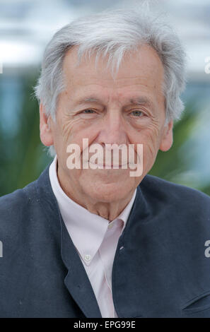 Cannes, Frankreich. 18. Mai 2015. Costa Gavras Schauspieler Photocall 68 Th Cannes Film Festival Cannes, Frankreich 18. Mai 2015 Dit78612 Credit: Allstar Bild Bibliothek/Alamy Live-Nachrichten Stockfoto