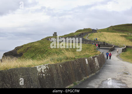 Wanderweg zur Aussichtsplattform. Stockfoto