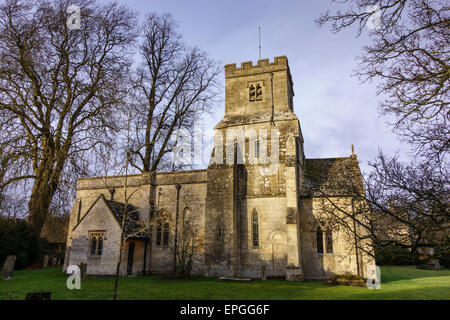 St. Jakobus in Coln St. Dennis, Gloucestershire, UK Stockfoto