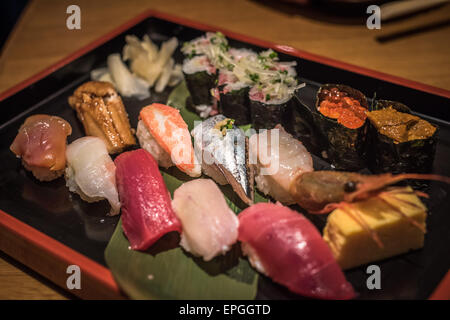 Japanische Sushi-set Stockfoto