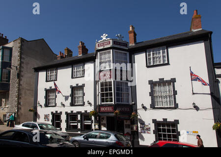 Das Hotel Löwen an der Broad Street, Lyme Regis, Dorset Stockfoto