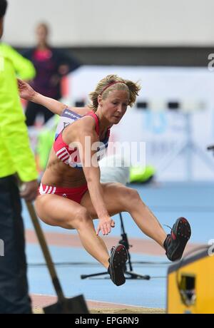 17. Mai 2015 - Shanghai, Volksrepublik China - KATJA DEMUT (Deutschland) während der Dreisprung Frauen an Shanshai Diamond League. © Marcio Machado/ZUMA Draht/Alamy Live-Nachrichten Stockfoto