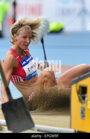 17. Mai 2015 - Shanghai, ist der Volksrepublik China - KATJA DEMUT (Deutschland) während der Dreisprung Frauen an Shanshai Diamond League. © Marcio Machado/ZUMA Draht/Alamy Live-Nachrichten Stockfoto