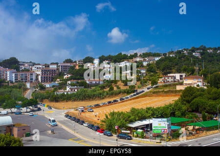 Tossa de Mar Stadt Stockfoto