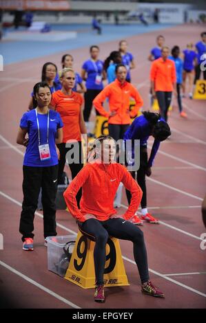 17. Mai 2015 - Shanghai, Volksrepublik China - russische YEKATERINA KUPINA während der Diamond League Shanghai Stadium Shanshai. © Marcio Machado/ZUMA Draht/Alamy Live-Nachrichten Stockfoto