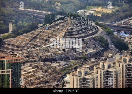 Friedhof in Hong Kong Stockfoto