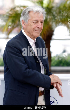 Cannes, Frankreich, 18. Mai 2015. Costa-Gavras bei einem Fototermin bei den 68. Filmfestspielen von Cannes am 18. Mai 2015 Credit: Dpa picture-Alliance/Alamy Live News Stockfoto