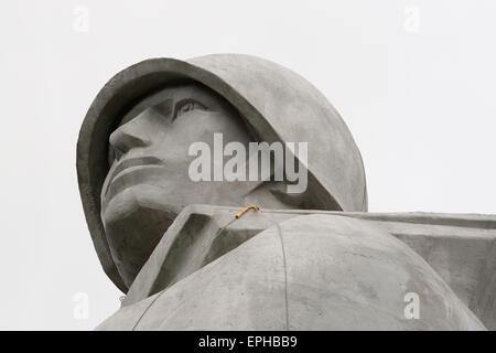 Aljoscha, ein Denkmal für die Verteidiger der sowjetischen Arktis während des großen Vaterländischen Krieges in Murmansk, Russland. Stockfoto