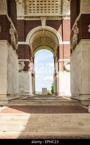 Thiepval Memorial Arch, das Fehlen von der Schlacht an der Somme des großen Krieges Frankreich Stockfoto