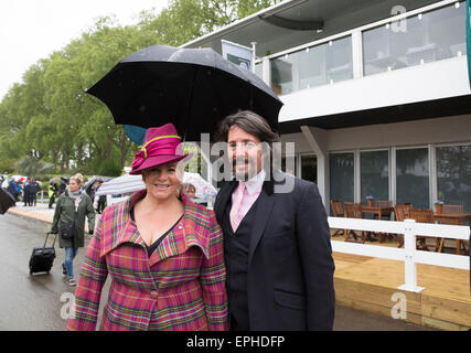 Laurence Llewelyn-Bowen und seine Frau besuchen RHS Chelsea Flower Show 2015 Stockfoto