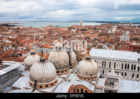 Luftaufnahme über Venedig, Italien Stockfoto