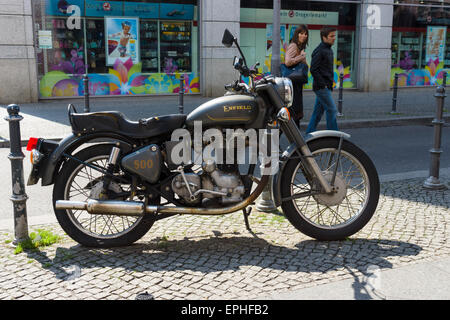 Motorrad Royal Enfield Bullet 500 Classic Stockfoto