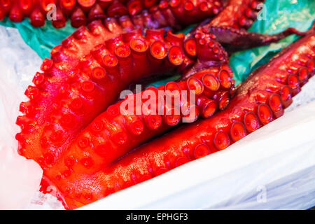 Tsukiji-Fischmarkt in Tokio, Japan Stockfoto