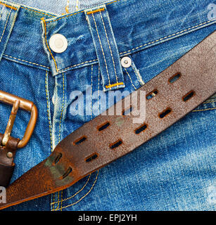 Blue Jeans-Hintergrund Stockfoto