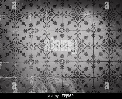 Vintage Azulejos, traditionelle portugiesische Fliesen Stockfoto