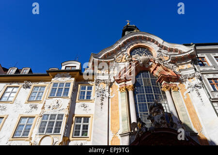 Asamkirche (Asamkirche), München, Oberbayern, Deutschland, Europa. Stockfoto