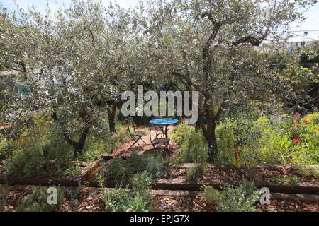 Chelsea, London, UK. 17. Mai 2015. RHS Chelsea Flower Show. 19. Mai angekündigt, Gärten zu gewinnen. Bildnachweis: Paul Dronsfield/Alamy Live-Nachrichten Stockfoto