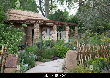 Chelsea, London, UK. 19. Mai 2015. Sentebale-Hoffnung auf Anfälligkeit Garten auf der Chelsea Flower Show 2015. Bildnachweis: Keith Larby/Alamy Live-Nachrichten Stockfoto