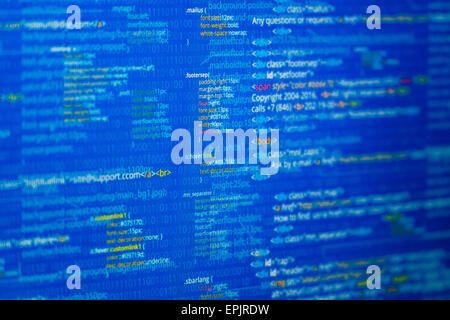 HTML Stockfoto