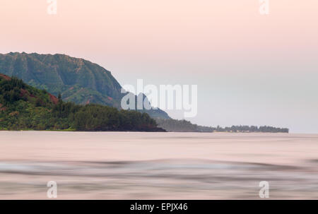 Landzunge von Hanalei auf Insel Kauai Stockfoto