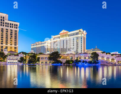 LAS VEGAS - 21 Dezember: Bellagio Casino am 21. Dezember 2013 in Stockfoto