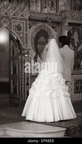 Zeremonie in der Kirche Stockfoto