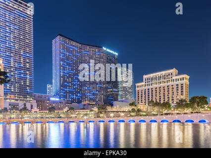 LAS VEGAS - 21 Dezember: Bellagio Casino am 21. Dezember 2013 in Stockfoto