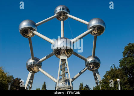 Atomium weltberühmten Denkmal der Atomkern ein Eisen Brüssel Belgien Europa Stockfoto