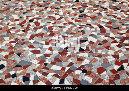 Terrazzo-Boden Stockfoto