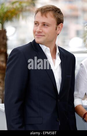 Cannes, Frankreich. 19. Mai 2015. Max Riemelt.photo Anruf "Amnesia". Cannes Film Festival 2015.Cannes, France.May 19, 2015. Bildnachweis: Roger Harvey/Globe Fotos/ZUMA Draht/Alamy Live-Nachrichten Stockfoto