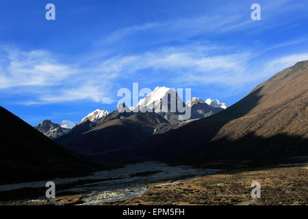 Lobuche East Berges, Everest base camp Trek, Sagarmatha Nationalpark, UNESCO-Weltkulturerbe, Solu Khumbu Bezirk, Stockfoto