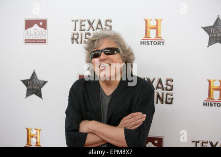 San Antonio, Texas, USA. 18. Mai 2015. Legendäre Sänger Jose Feliciano Vorschau der History Channel betrachten von Texas in San Antonio, Texas steigt am 18. Mai 2015. Stockfoto