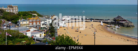 Broadstairs Stadt Hafenstrand Viking Bay Stockfoto