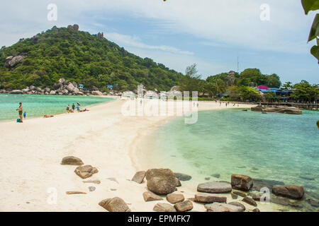 Koh Nanguan abruptes auf Koh Tao in thailand Stockfoto