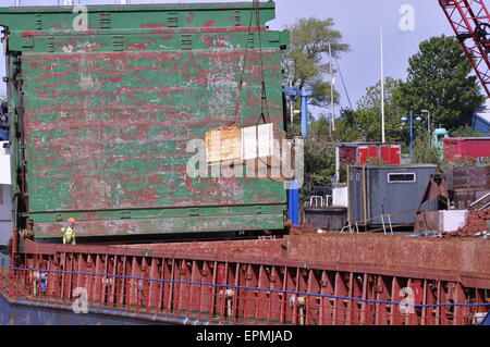 Hafen von Wisbech, Cambridgeshire, England UK Stockfoto