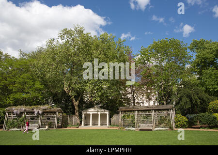 Belgrave Square Garden, Grosvenor Estate, Belgravia, London, England, UK Stockfoto