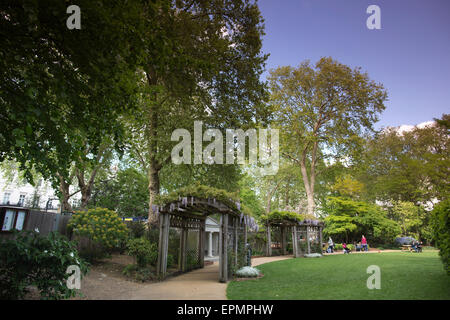 Belgrave Square Garden, Grosvenor Estate, Belgravia, London, England, UK Stockfoto