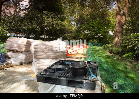 Belgrave Square Garden, Grosvenor Estate, Belgravia, London, England, UK Stockfoto