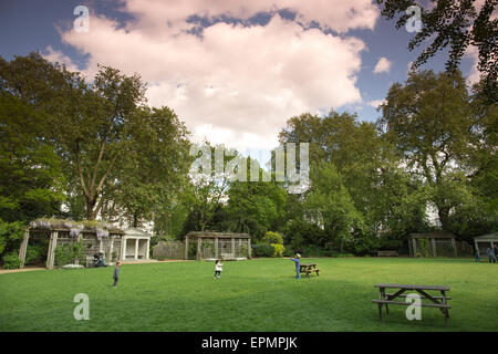 Belgrave Square Garden, Grosvenor Estate, Belgravia, London, England, UK Stockfoto