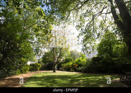 Belgrave Square Garden, Grosvenor Estate, Belgravia, London, England, UK Stockfoto