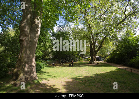 Belgrave Square Garden, Grosvenor Estate, Belgravia, London, England, UK Stockfoto