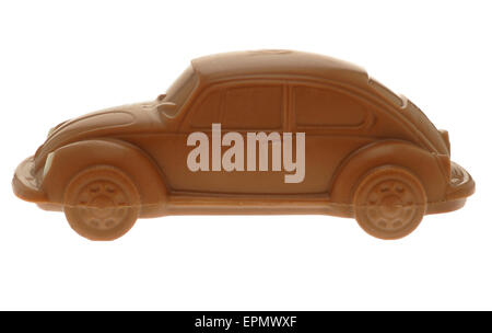 Chocolate Volkswagen Beetle Car Stockfoto