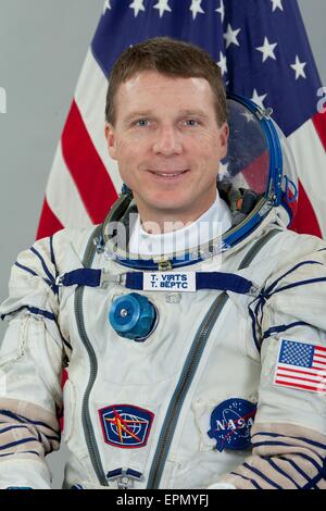 Internationale Raumstation ISS-Expedition 40 backup Crew Mitglied NASA Astronaut Terry Virts Porträt im Gagarin Kosmonauten Training Center 6. Februar 2014 in Star City, Russland. Stockfoto