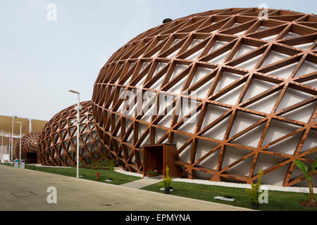 Mailand, Italien, 5. Mai 2015. Die malaysische Pavillon auf der Expo 2015. Stockfoto
