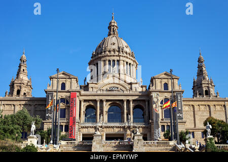 Spanien, Katalonien, Barcelona, nationalen Palast Palau Nacional, Montjuic, Katalonien nationalen Museum der Kunst MNAC, Stockfoto