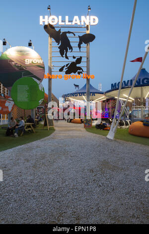 Mailand, Italien, 5. Mai 2015. Den niederländischen Pavillon auf der Expo 2015. Stockfoto