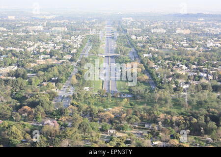 Schöne Landschaft Stadt Pakistans Hauptstadt Stockfoto