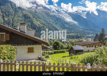 Chamonix-Mont-Blanc, Alpin Ressort, Haute-Savoie, Rhône-Alpes, Frankreich Stockfoto