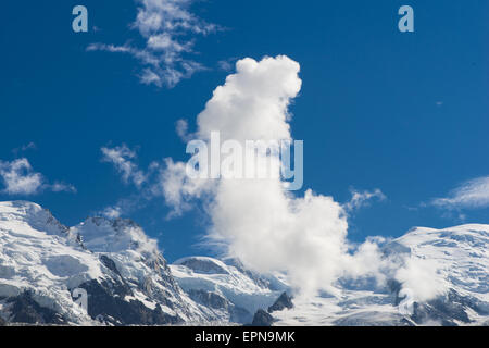 Chamonix-Mont-Blanc, Alpin Ressort, Haute-Savoie, Rhône-Alpes, Frankreich Stockfoto