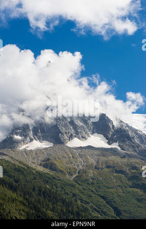 Chamonix-Mont-Blanc, Alpin Ressort, Haute-Savoie, Rhône-Alpes, Frankreich Stockfoto